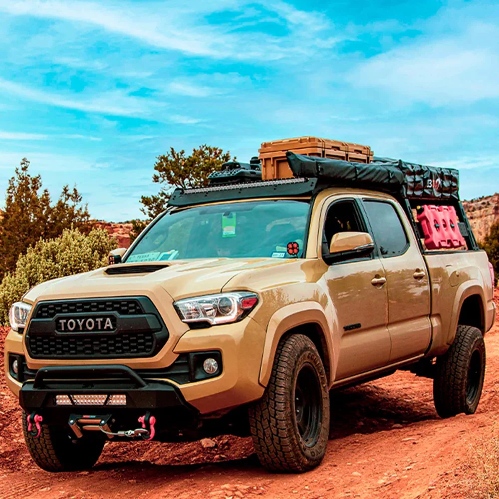 40" Cut-Out Prinsu Roof Rack Slim LED Light Bar Mounting Brackets - Image 2