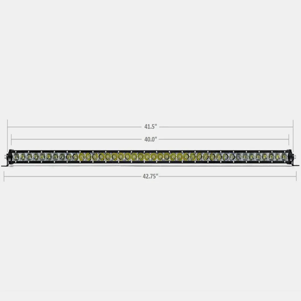 42" Slim Single Row LED Bar