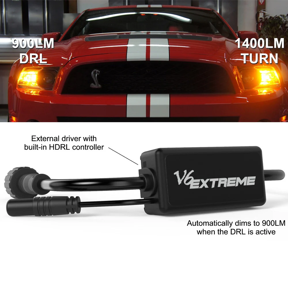 Extreme Amber LED Turn Signal / DRL Kit 4Runner (2014-2024) & Tacoma (2016-2023) - Image 3