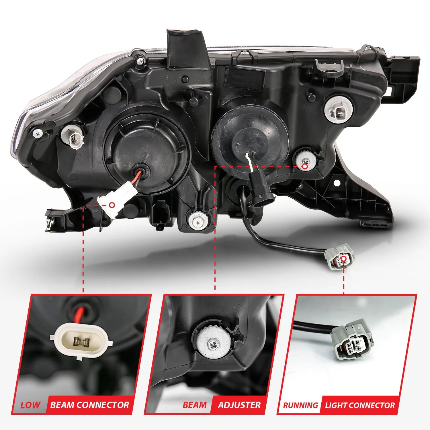 LED Plank Style Projector Headlights Tacoma (2016-2023) - Image 7