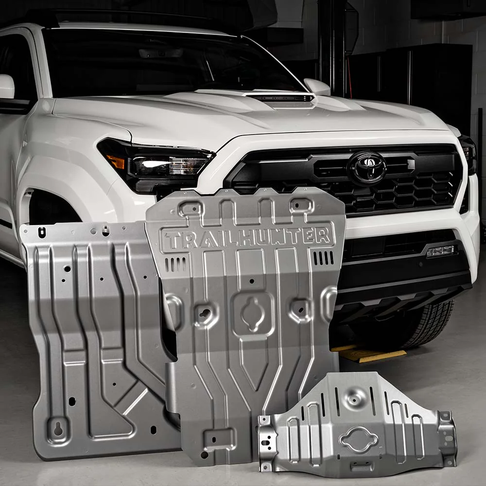 OEM Trailhunter Front + Transfer Case + Rear Differential Skid Plate Bundle Tacoma (2024+) - Image 2