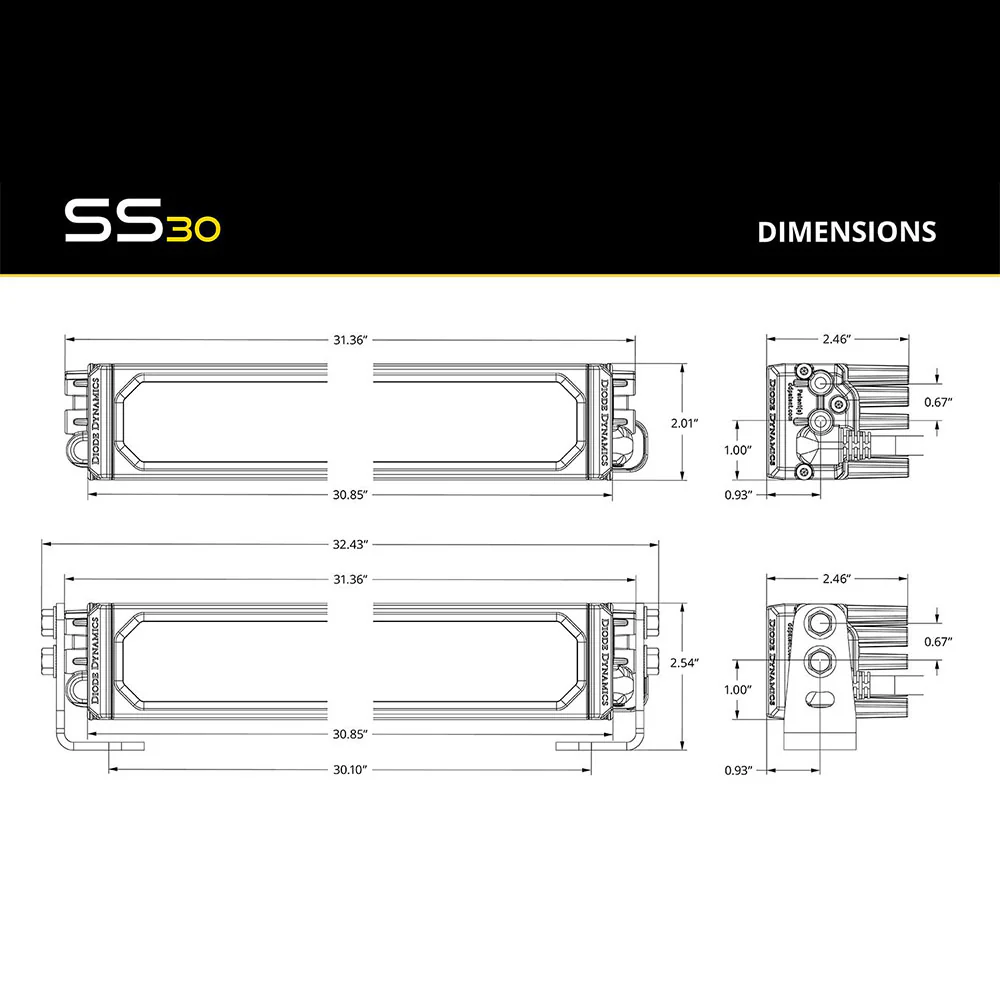 SS30 Dual Color LED Light Bar - Image 8