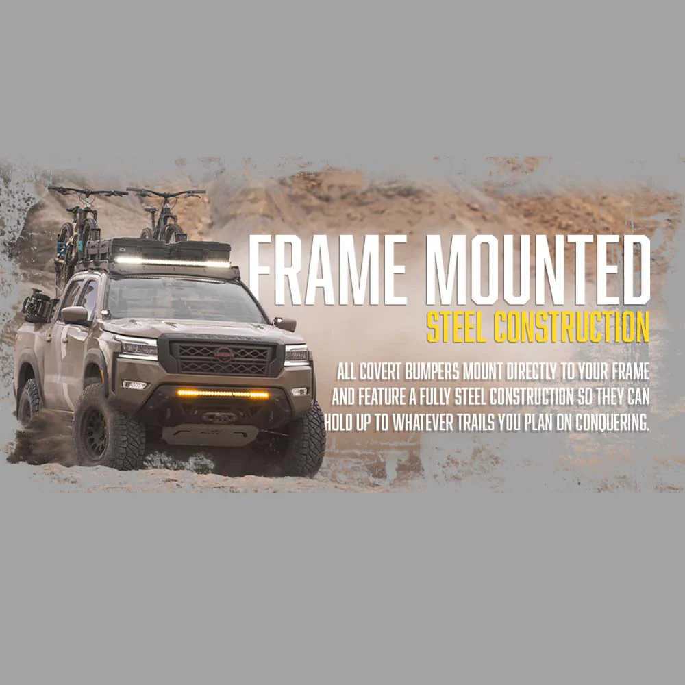Super Stock Covert Front Bumper Tacoma (2024+) - Image 8