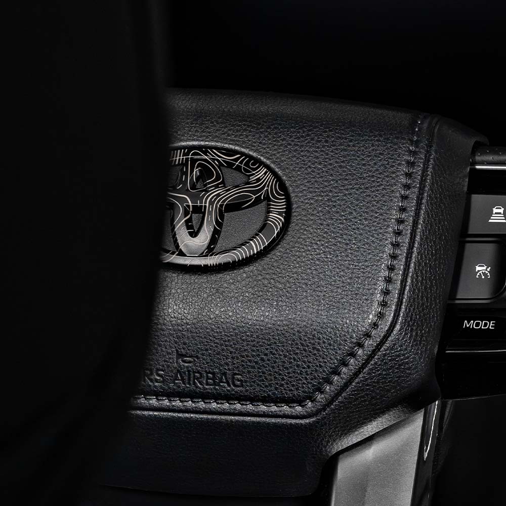 Steering Wheel Blackout Overlay Tacoma (2024+) & 4Runner (2025+) - Image 2